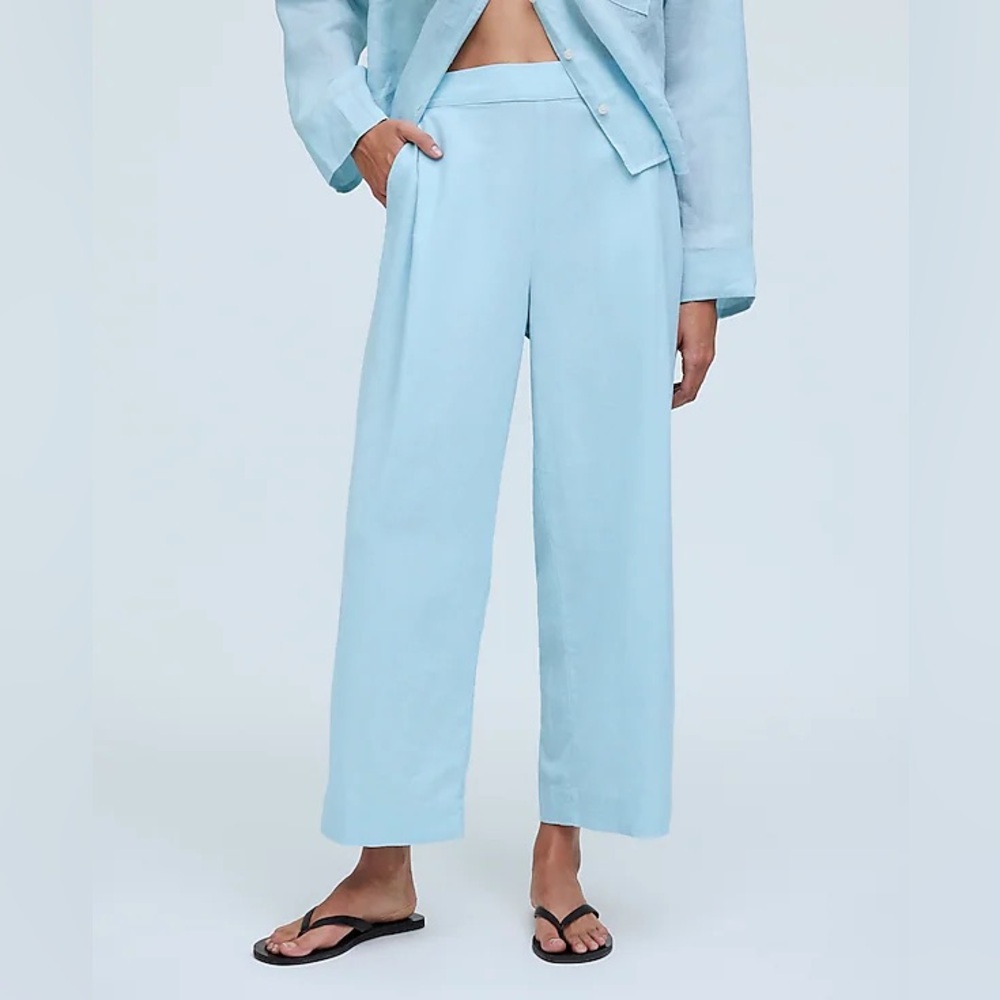 Madewell Pull-On Straight Crop Pant